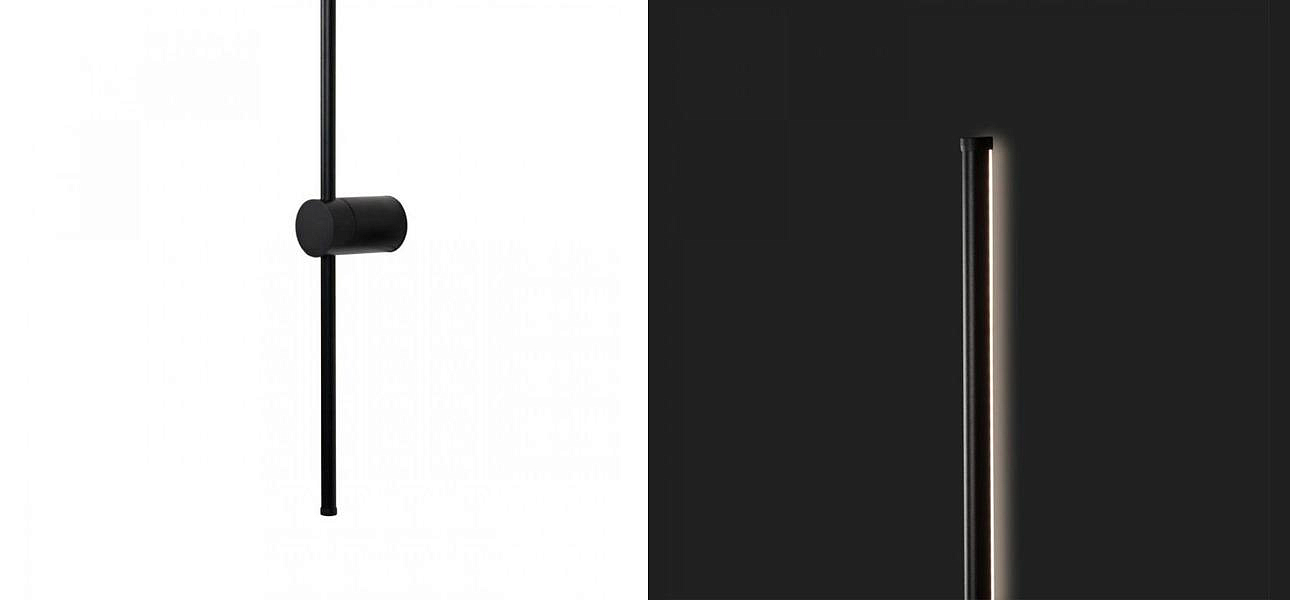 Бра светодиодное Trumpet Tube Fully Black Бра светодиодное Trumpet Tube Fully Black - Loft-Concept в Саратове
