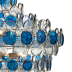 Люстра с каскадом из круглых декоративных элементов Harmony of Light варинант исполнения - 1 | Loft Concept в Саратове