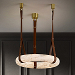 Люстра в форме обруча из натурального камня Minerals of Light варинант исполнения - 6 | Loft Concept в Саратове