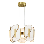 Люстра с мраморными вставками Marble Plates варинант исполнения - 2 | Loft Concept в Саратове