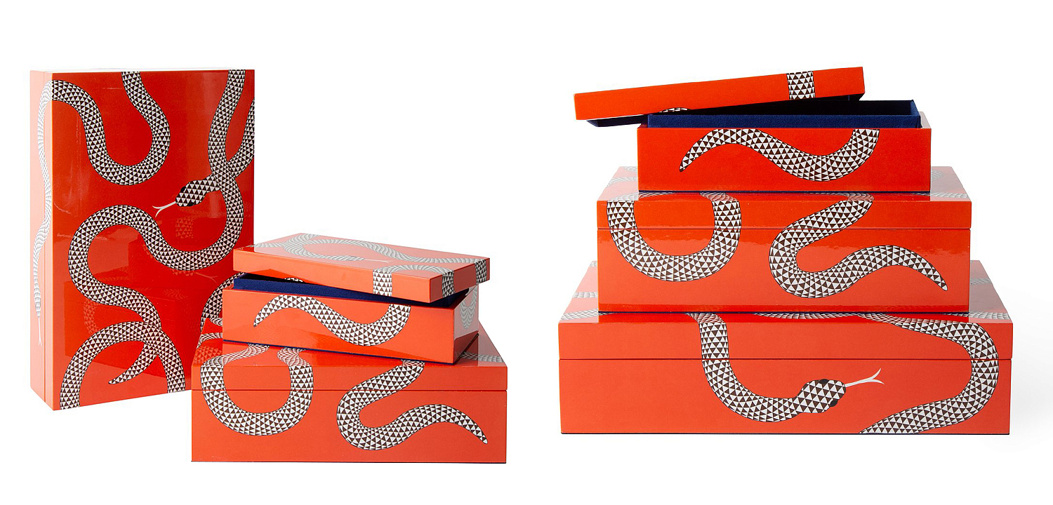 Комплект шкатулок EDEN LACQUER BOX BUNDLE Jonathan Adler Комплект шкатулок EDEN LACQUER BOX BUNDLE Jonathan Adler - Loft-Concept в Саратове