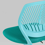 Яркий компьютерный стул Tropica Turquoise варинант исполнения - 6 | Loft Concept в Саратове