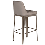 Стул барный светло-серый из экокожи Spectacular High Bar Stool варинант исполнения - 2 | Loft Concept в Саратове