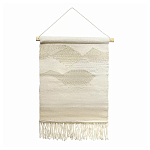 Панно из шерсти и хлопка с узором Beige Calista Serene варинант исполнения - 2 | Loft Concept в Саратове