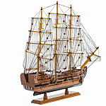 Декоративная модель деревянного парусника With The low варинант исполнения - 2 | Loft Concept в Саратове