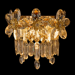 Бра с декоративными элементами в виде крупных хрустальных цветов Palace Gardens варинант исполнения - 2 | Loft Concept в Саратове