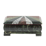 Шкатулка для денег с мозаикой из натуральных камней Stone Casket варинант исполнения - 2 | Loft Concept в Саратове