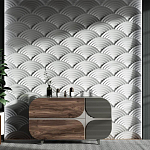 Гипсовая 3D Панель Aura варинант исполнения - 2 | Loft Concept в Саратове