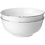 Обеденный сервиз белый из фарфора на 6 персон 23 предмета Garden Whisper Porcelain Set  варинант исполнения - 3 | Loft Concept в Саратове