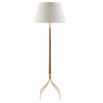 Торшер на изогнутых ножках с конусовидным тканевым абажуром Rotation варинант исполнения - 2 | Loft Concept в Саратове