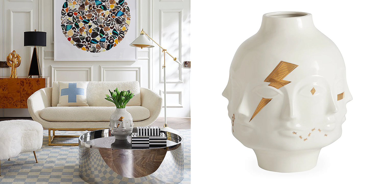 Ваза Jonathan Adler Gilded Dora Maar Large Vase Ваза Jonathan Adler Gilded Dora Maar Large Vase - Loft-Concept в Саратове