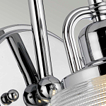 Бра с прозрачным рифленым плафоном в форме колокола Quoizel варинант исполнения - 3 | Loft Concept в Саратове