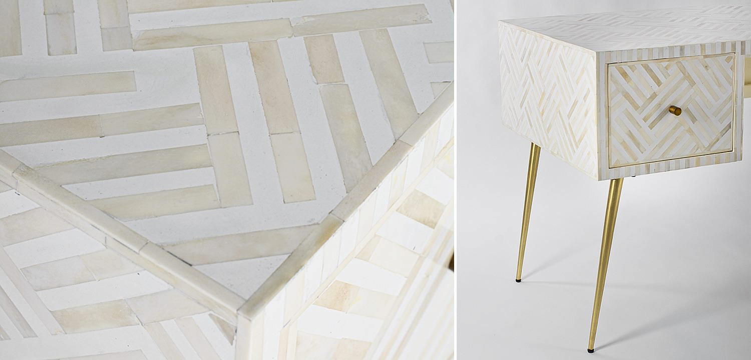 Стол Cream Indian Bone Inlay table Стол Cream Indian Bone Inlay table - Loft-Concept в Саратове