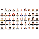 The Lives of 50 Fashion Legends варинант исполнения - 3 | Loft Concept в Саратове