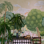 Обои ручная роспись Dandaka Glades Original colourway on painted Xuan paper варинант исполнения - 3 | Loft Concept в Саратове