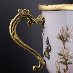 Фарфоровая чаша с бронзовыми элементами Eden Garden варинант исполнения - 5 | Loft Concept в Саратове