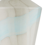 Настольная лампа стеклянная с тканевым абажуром Edges варинант исполнения - 1 | Loft Concept в Саратове