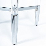 Приставной столик со стеклянной столешницей Deimos варинант исполнения - 5 | Loft Concept в Саратове