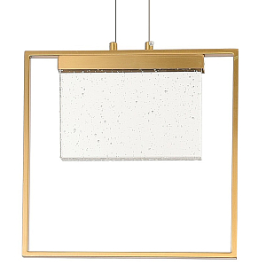 Подвесной геометрический светильник со стеклом Rectangle Geometry Glass Chandelier