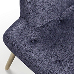 Мебельная ткань Шенилл синий цвет 138 см T4-33 варинант исполнения - 3 | Loft Concept в Саратове