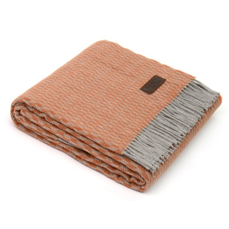 Плед GRIFONE 0002 Marzotto Розовый пастельный в Саратове | Loft Concept 