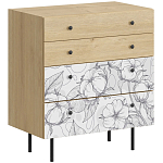 Комод с принтом на ящиках Elise Chest of Drawers варинант исполнения - 14 | Loft Concept в Саратове