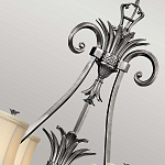 Люстра с 7-ю кремовыми текстильными абажурами Hinkley варинант исполнения - 4 | Loft Concept в Саратове