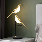 Настольная лампа с 2-мя плафонами в виде птичек Flight of Light варинант исполнения - 1 | Loft Concept в Саратове