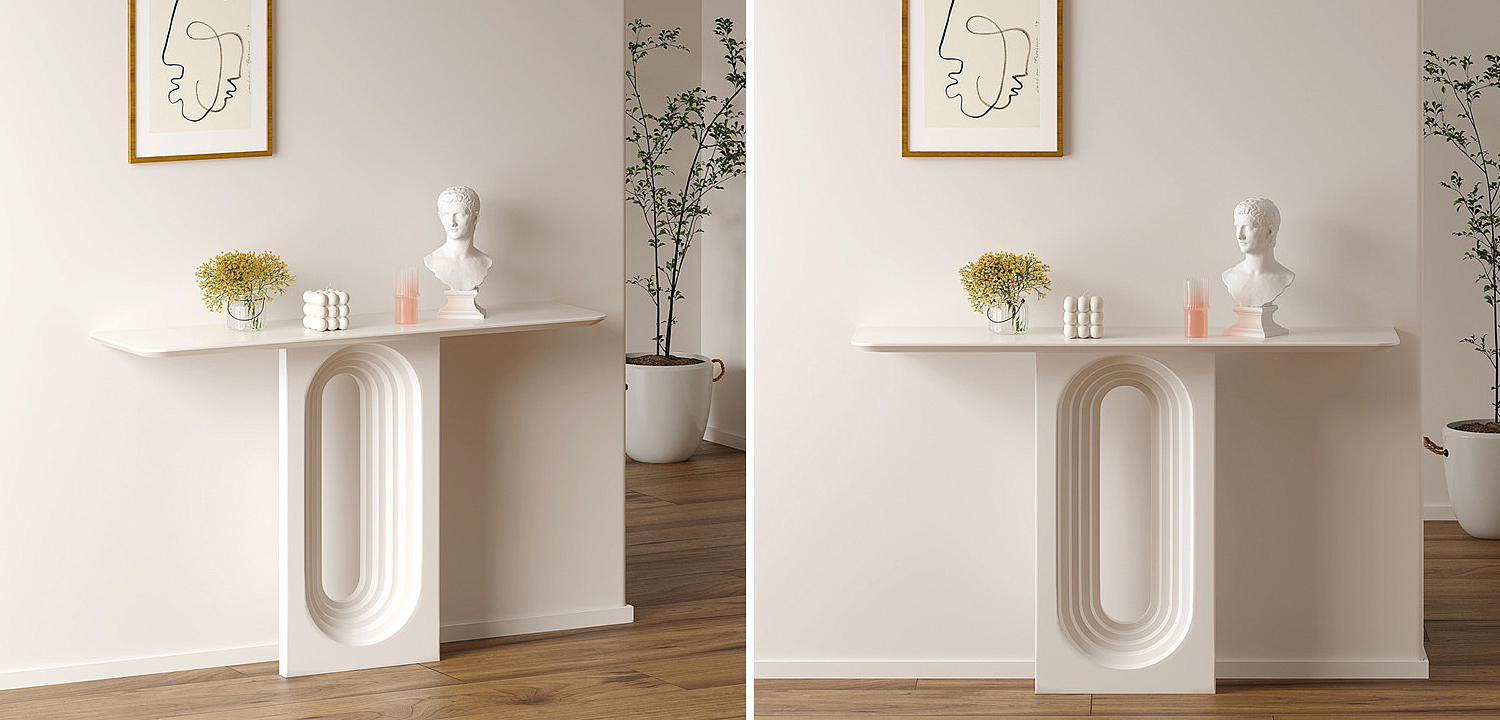 Консоль Madeline Console White Консоль Madeline Console White - Loft-Concept в Саратове