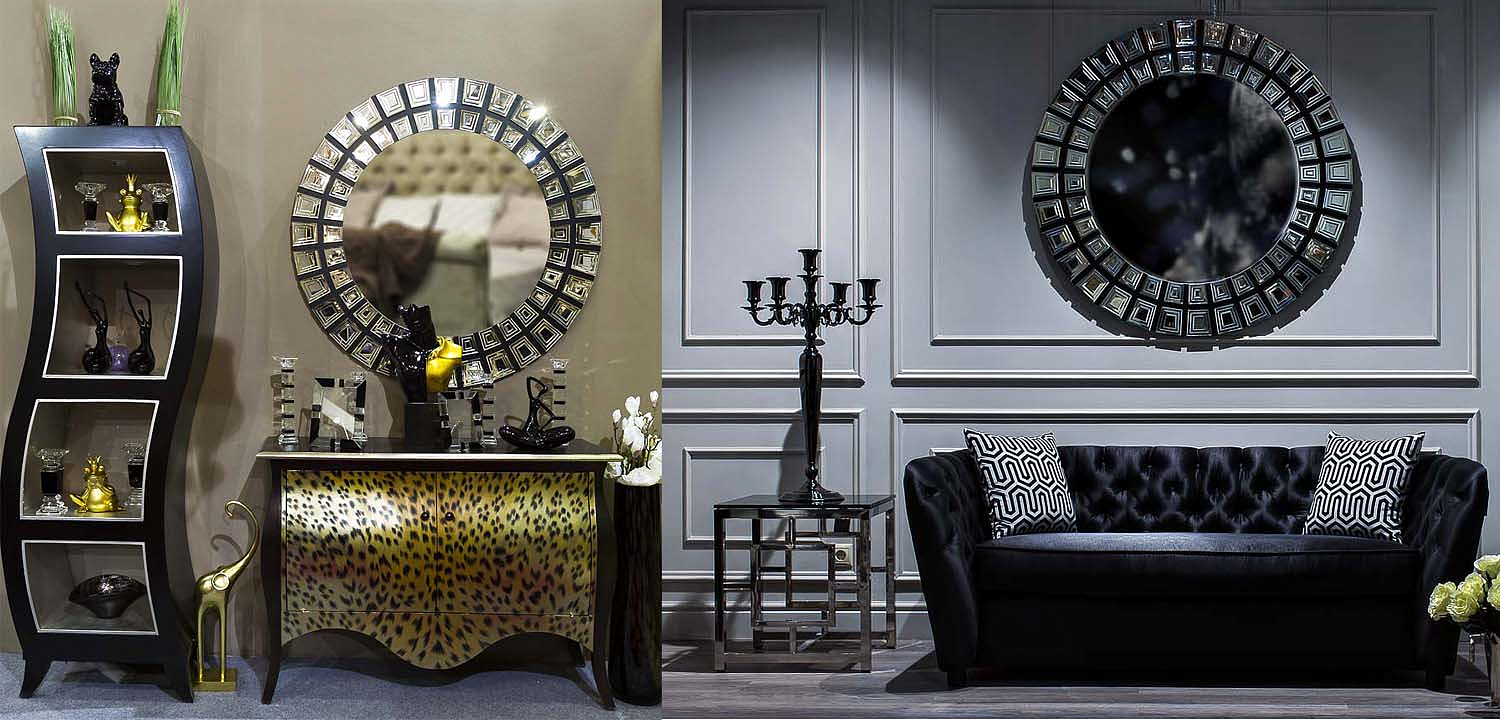 Зеркало Insert Black Glass Зеркало Insert Black Glass - Loft-Concept в Саратове