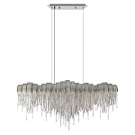 Люстра подвесная с металлическими дугами и длинными цепочками 115 см Atlantis Chain варинант исполнения - 11 | Loft Concept в Саратове