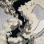 Панно ручная работа Черно-Белый Природный Орнамент  варинант исполнения - 3 | Loft Concept в Саратове