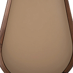 Комод округлой формы с тремя ящиками Walnut and Leather варинант исполнения - 5 | Loft Concept в Саратове