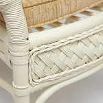 Комплект обеденный из ротанга Eloise grand white варинант исполнения - 11 | Loft Concept в Саратове