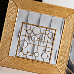 Зеркало квадратное в фактурной раме Pattern варинант исполнения - 5 | Loft Concept в Саратове