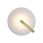 Потолочный светильник в форме плоского диска из белого матового стекла Eurofase варинант исполнения - 2 | Loft Concept в Саратове