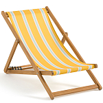 Шезлонг из акации и ткани Argentina варинант исполнения - 3 | Loft Concept в Саратове