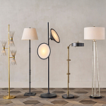 Торшер с абажурами из тонких металлических палочек Wild Thorns варинант исполнения - 3 | Loft Concept в Саратове