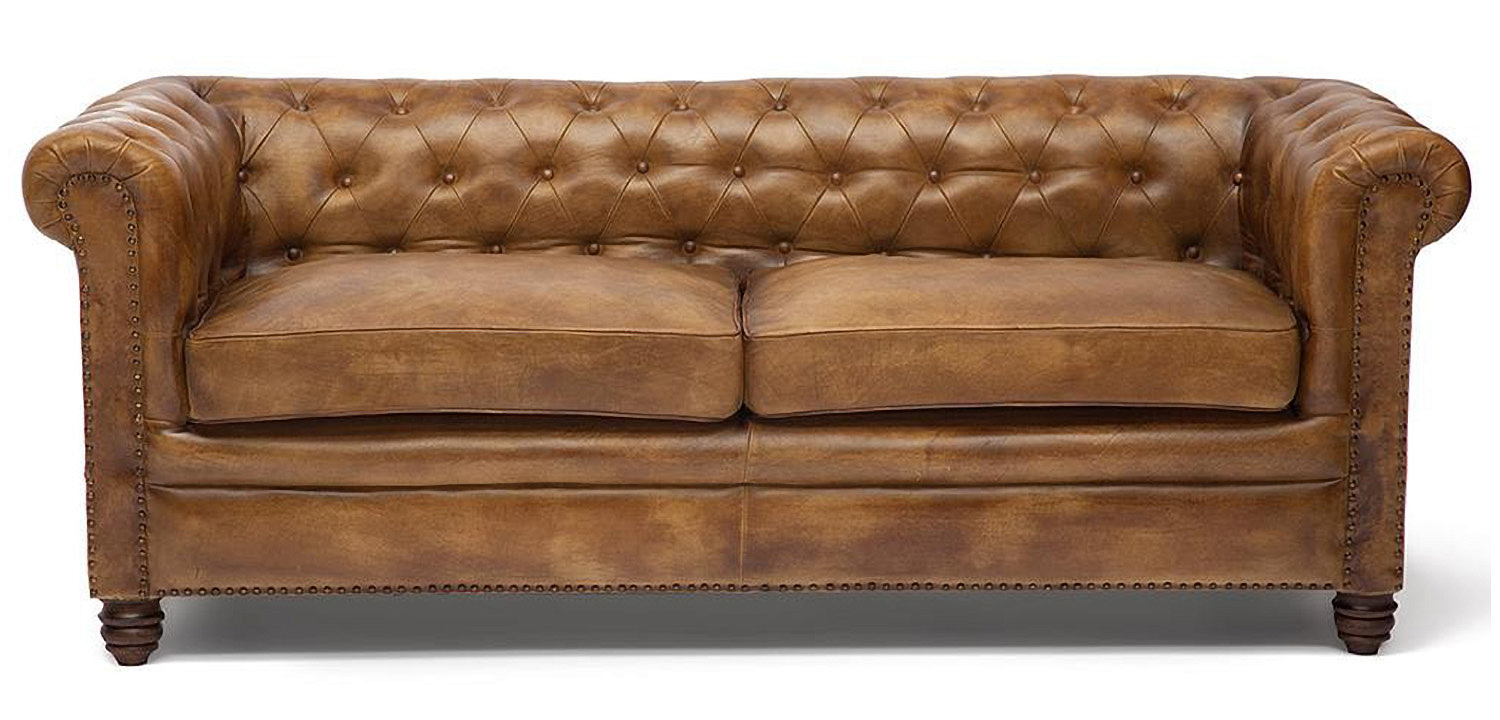 Диван кожаный Buffalo Leather Sofa Triple Диван кожаный Buffalo Leather Sofa Triple - Loft-Concept в Саратове