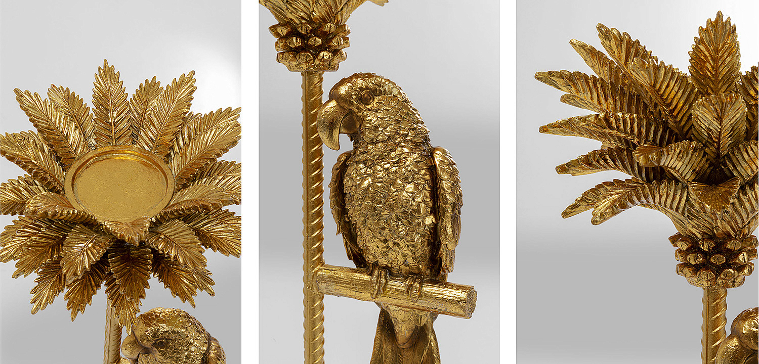 Подсвечник Golden Parrot on a palm tree Подсвечник Golden Parrot on a palm tree - Loft-Concept в Саратове