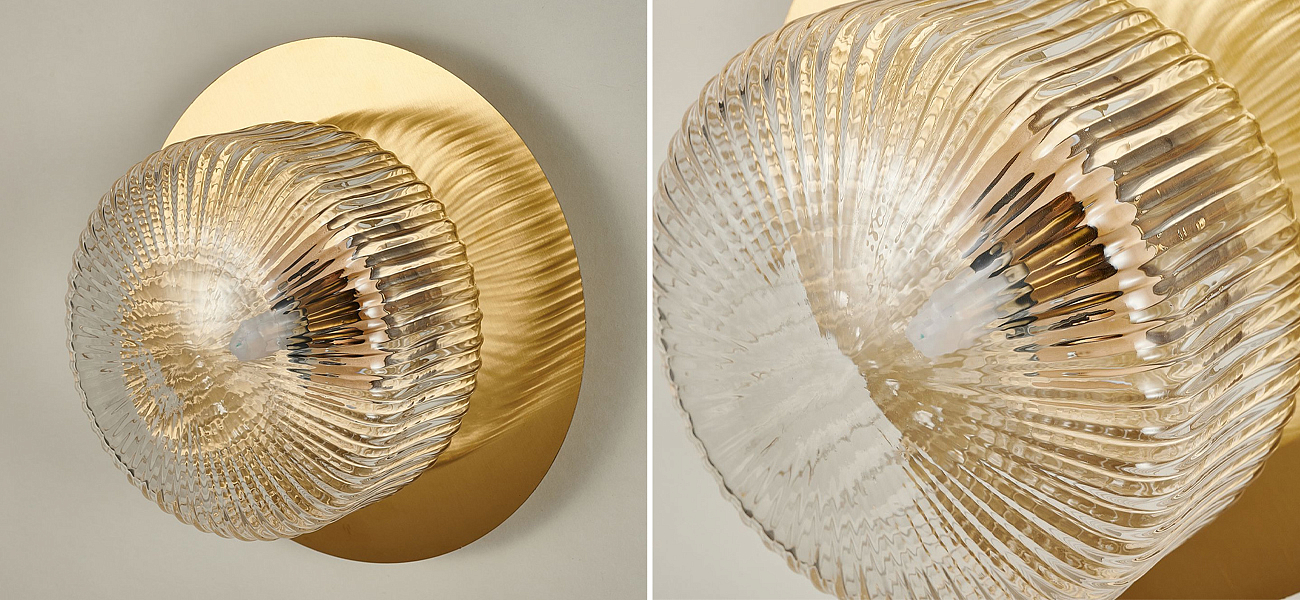 Бра с рельефным плафоном Blown Glass Бра с рельефным плафоном Blown Glass - Loft-Concept в Саратове