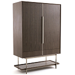 Платяной шкаф из серого дуба Sawada Gray Oak Wardrobe варинант исполнения - 1 | Loft Concept в Саратове