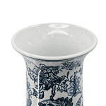 Ваза с классическим узором шинуазри синего цвета Blue & White Ornament  варинант исполнения - 2 | Loft Concept в Саратове