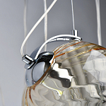 Люстра каскадная с 9-ю разноцветными стеклянными плафонами Kaleido варинант исполнения - 8 | Loft Concept в Саратове