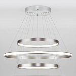 Люстра Light Ring Vertical Silver 5 колец серебро варинант исполнения - 4 | Loft Concept в Саратове