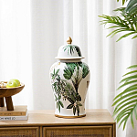 Ваза из фарфора с ручной росписью Leopard Collection  варинант исполнения - 4 | Loft Concept в Саратове