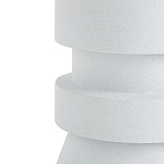 Приставной стол из искусственного камня Chess White варинант исполнения - 2 | Loft Concept в Саратове