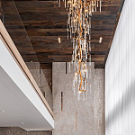 Люстра большая с прозрачными подвесками в форме капель Droplet Chandelier варинант исполнения - 2 | Loft Concept в Саратове