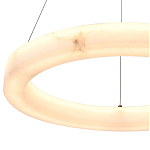 Люстра круглая с цельным каменным корпусом Unbreakable Stone варинант исполнения - 7 | Loft Concept в Саратове