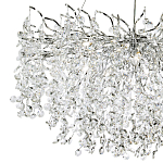 Люстра с хрустальными подвесками на металлических ветках Fairytree Light Silver Chandelier 18 варинант исполнения - 3 | Loft Concept в Саратове
